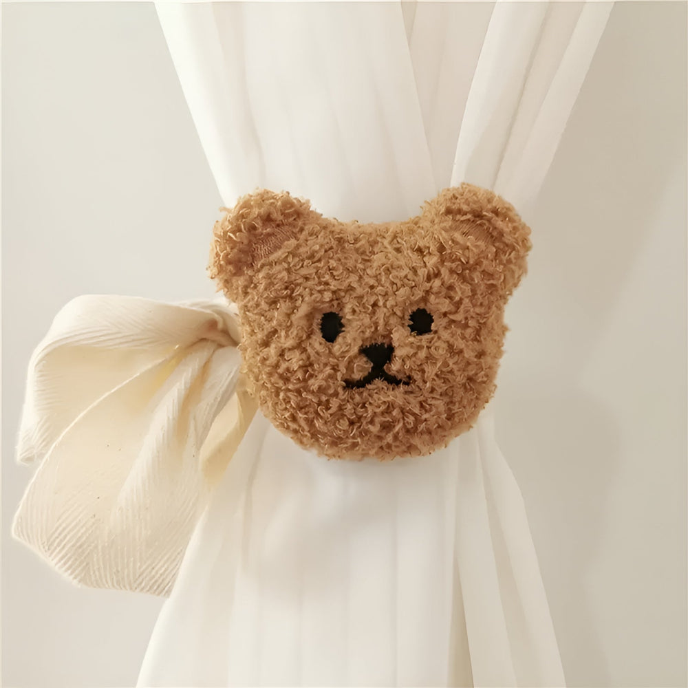 Charming Plush Animal Curtain Holders for Kids' Rooms