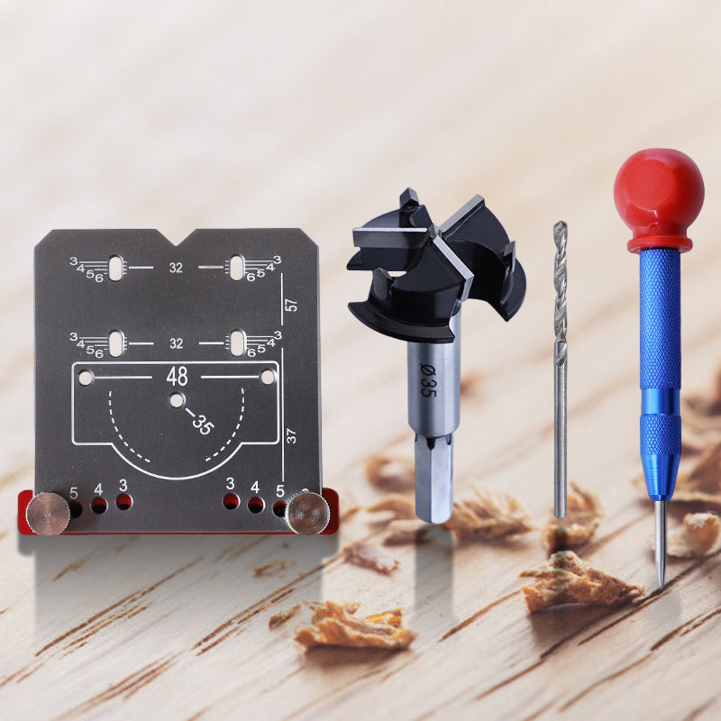 Locator for 35 mm Hinge Punch