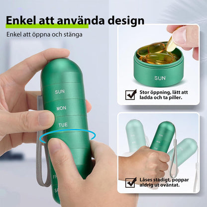 Travel-Friendly 7-Day Pill Organizer for Easy Medication Management