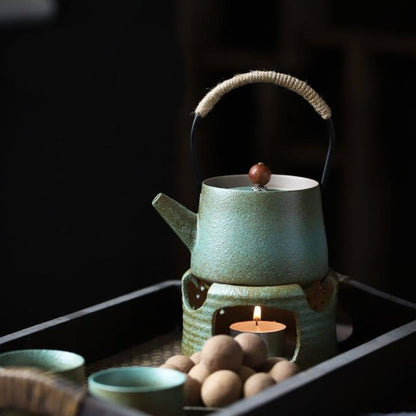Ceramic Teapot Set in Japanese Design