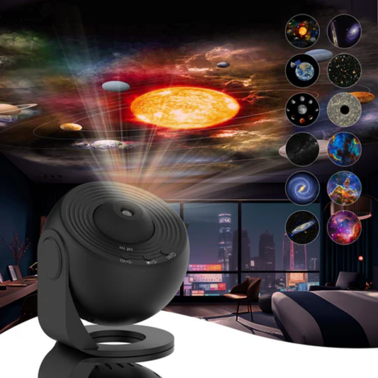 360° Galaxy Projector - Celestial Dreams Room Light Display