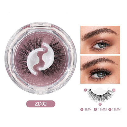 Reusable Adhesive Eyelashes for Effortless Glam
