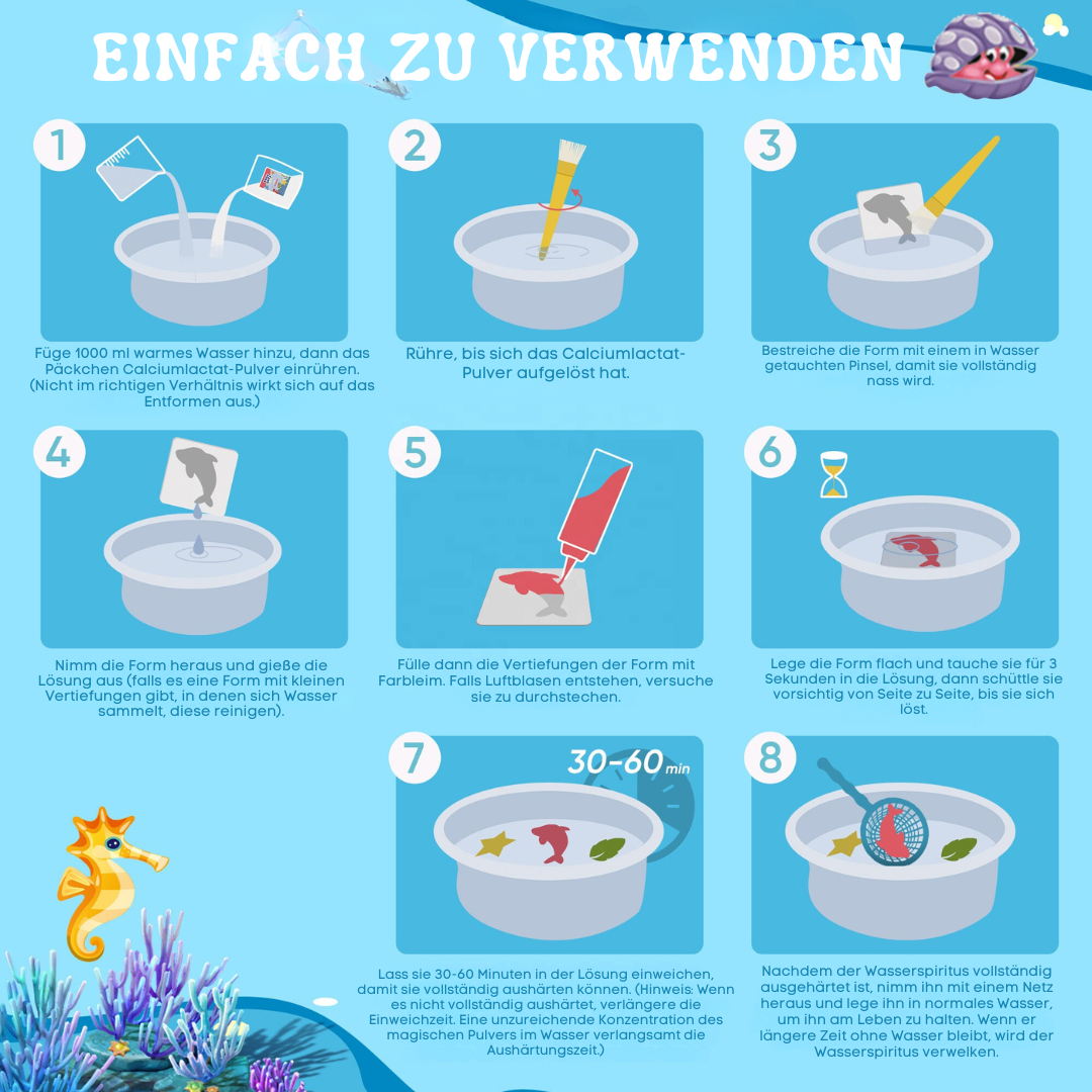 Creative Water Gel Set by AquaFairy