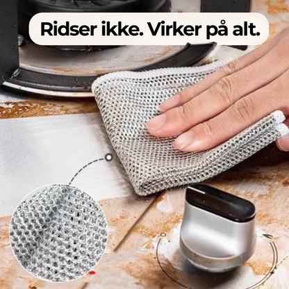 5-Pack Stainless Steel Scrubbing Pads for Effortless Cleaning