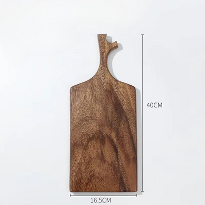 Stylish Solid Cutting and Serving Board Made from Walnut Wood