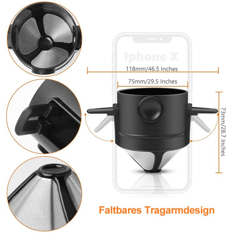 Stainless Steel Coffee Filter Mug