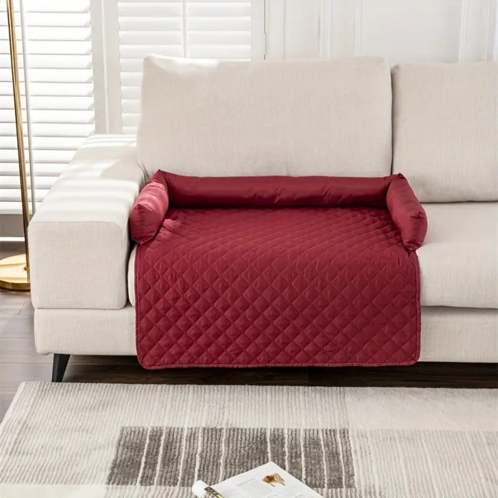 ComfortGuard Quilted Pet Couch Cover