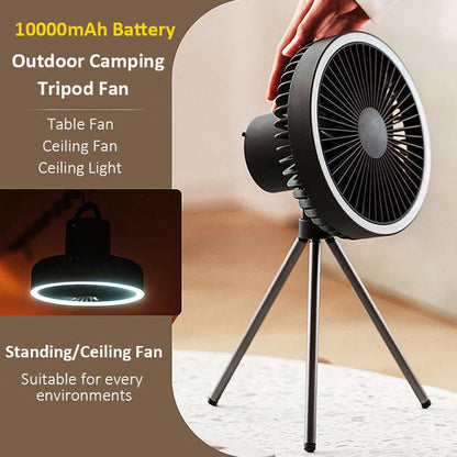 Portable 3-in-1 Smart Fan for Versatile Use