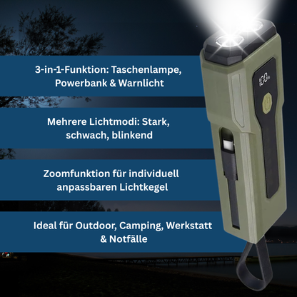 Versatile LED Lantern with Portable Power Bank
