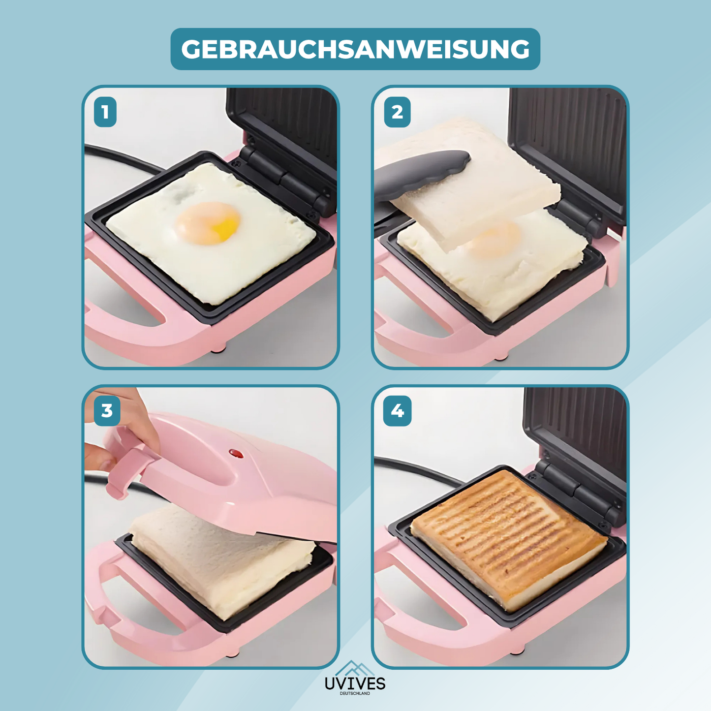 Compact and Quick Breakfast Toaster
