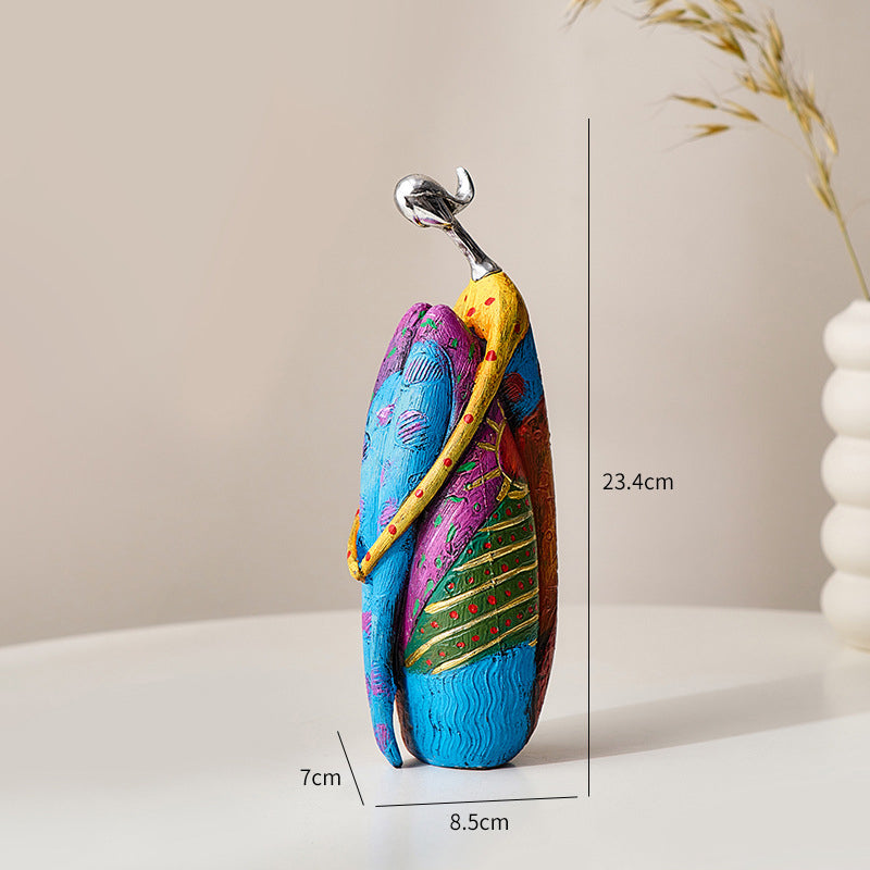Vibrant Woman Sculpture | Artistry for Your Home