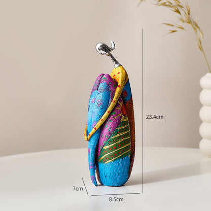 Vibrant Woman Sculpture | Artistry for Your Home