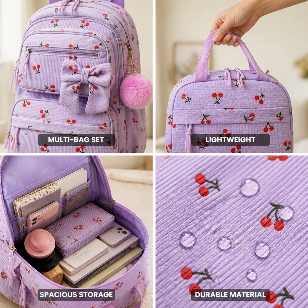 Effortless Everyday Backpack Trio for School and Travel