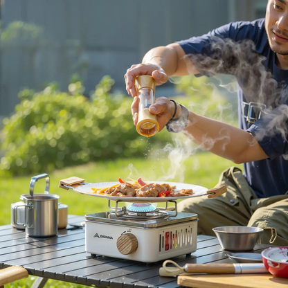 Outdoor Picnic and Camping Gas Stove – Portable Cassette Burner