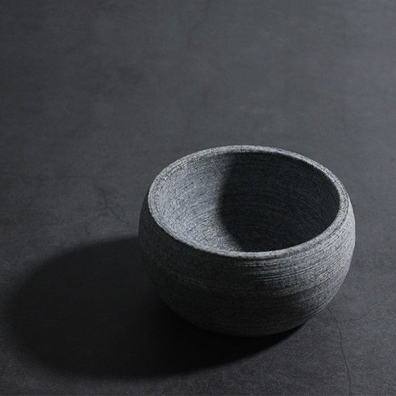 Stoneware Shaving Bowl for Soap and Cream Use