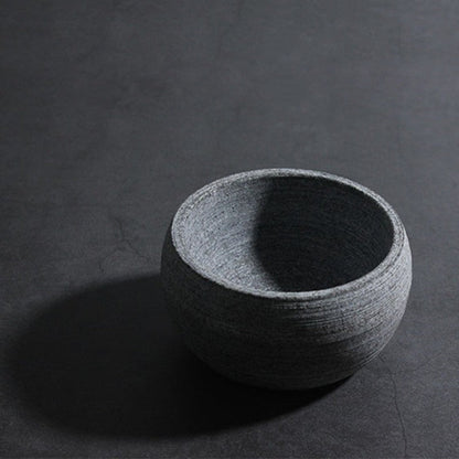 Stoneware Shaving Bowl for Soap and Cream Use