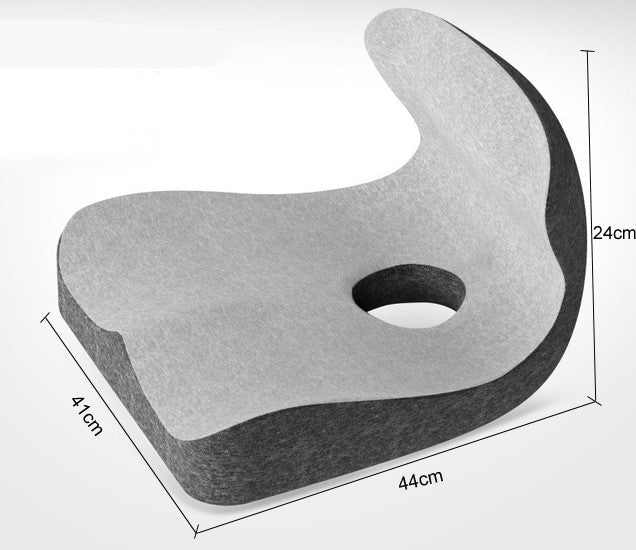 L-Shaped Orthopedic Memory Foam Cushion for Back Pain Relief and Comfort