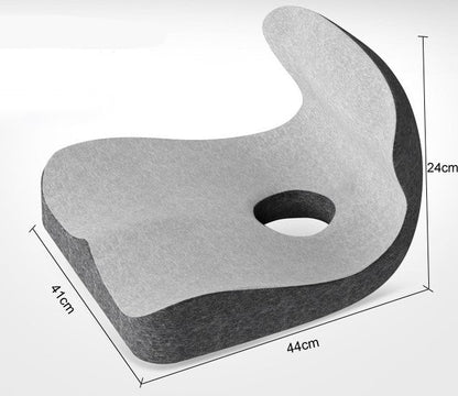 L-Shaped Orthopedic Memory Foam Cushion for Back Pain Relief and Comfort