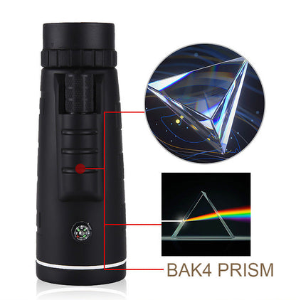 High-Resolution Portable Telescope 500X Magnification