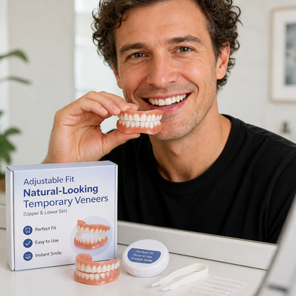 Customizable Comfort Temporary Tooth Covers for Every Smile