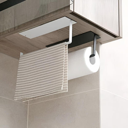 Sleek Wall-Mounted Paper Towel Dispenser & Organizer