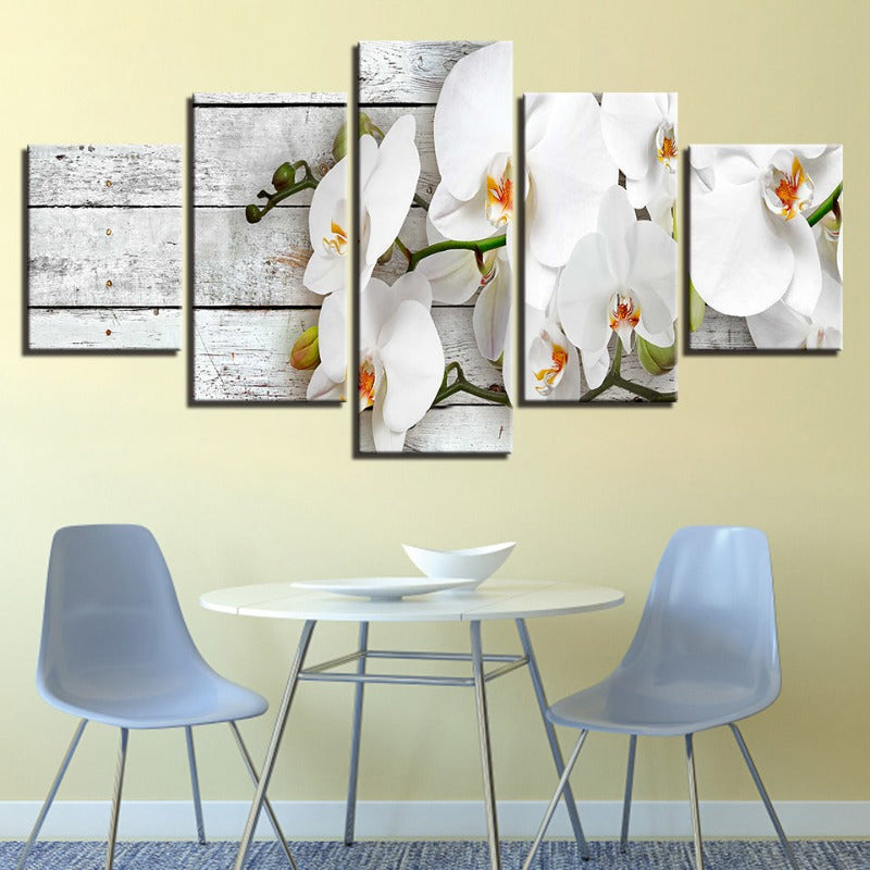 Stunning 5-Piece Floral Canvas Set for Vibrant Décor