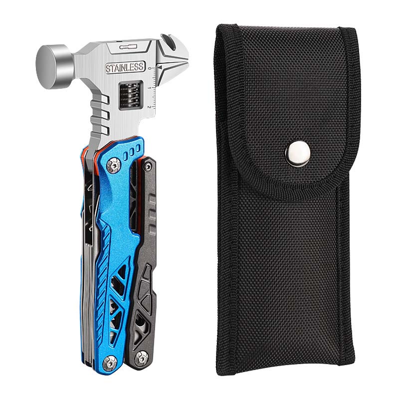 Folding Body Ball Hammer in Stainless Steel - Multifunction Tool