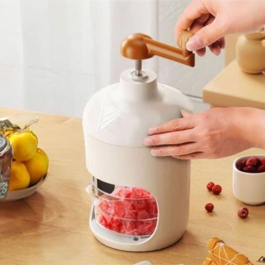 Compact Ice Crusher for Soft, Fluffy Snow-Style Ice