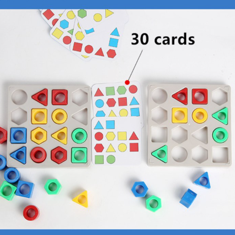 Colorful Sensory Learning Toy for Shape Adjustment Play