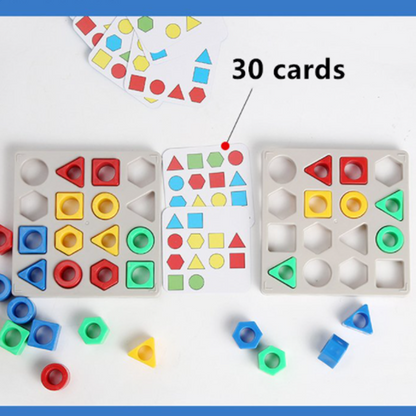 Colorful Sensory Learning Toy for Shape Adjustment Play