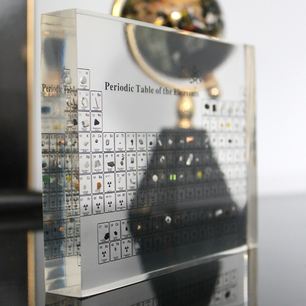 Stunning Real Elements Display: Periodic Table Collection
