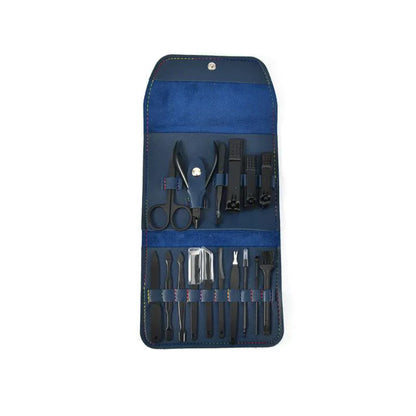 Comprehensive 16-Piece Nail Care Toolkit