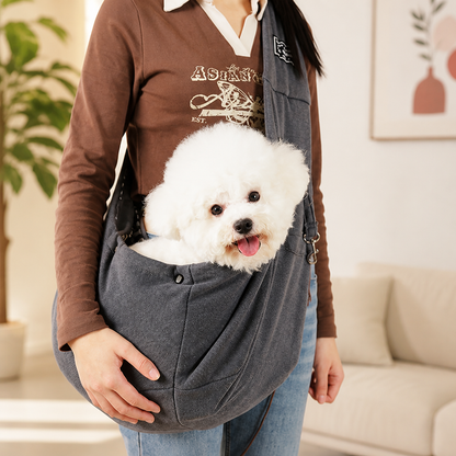 Comfortable and Breathable Pet Sling Carrier for Travel