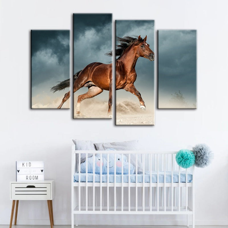 Stunning Horse Canvas Art Set for Vibrant Interiors