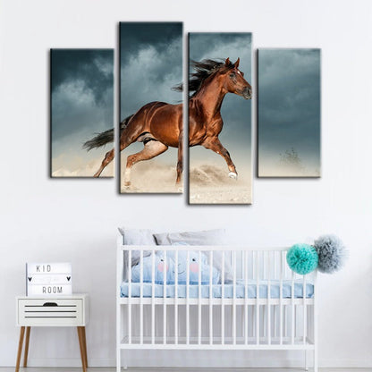 Stunning Horse Canvas Art Set for Vibrant Interiors