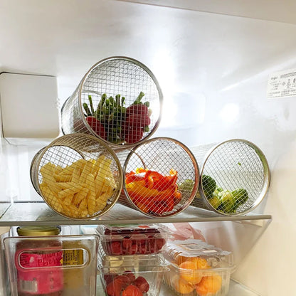 Stainless Steel 360° BBQ Grill Basket | Buy One Get One Free | Even Cooking for Meat, Vegetables & Smoking
