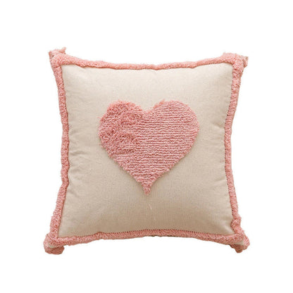 Charming Floral-Patterned Cushions with Tassel Accents