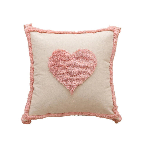 Charming Floral-Patterned Cushions with Tassel Accents