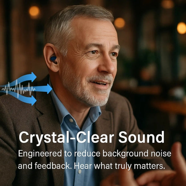 Rechargeable Hearing Aids with Noise Reduction – Compact and Discreet