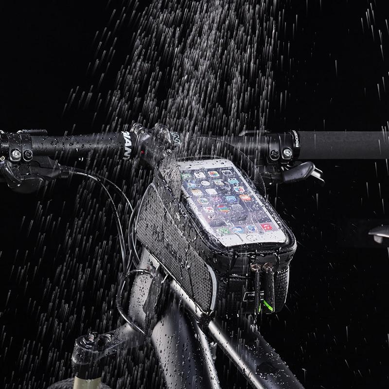 Top Tube Frame Bag for Bicycles - Phone Holder
