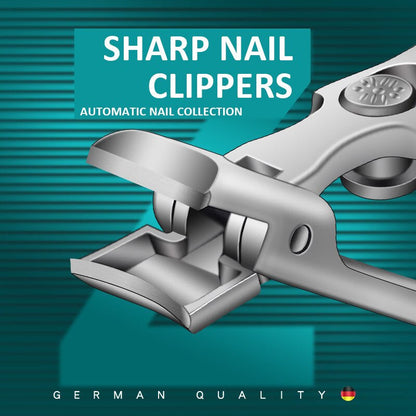 Sleek and Sharp Nail Care Set with Stainless Steel Clipper