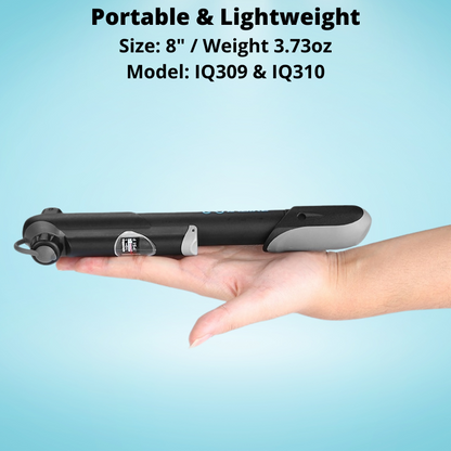Compact Bicycle Pump - Portable Handheld Air Inflator