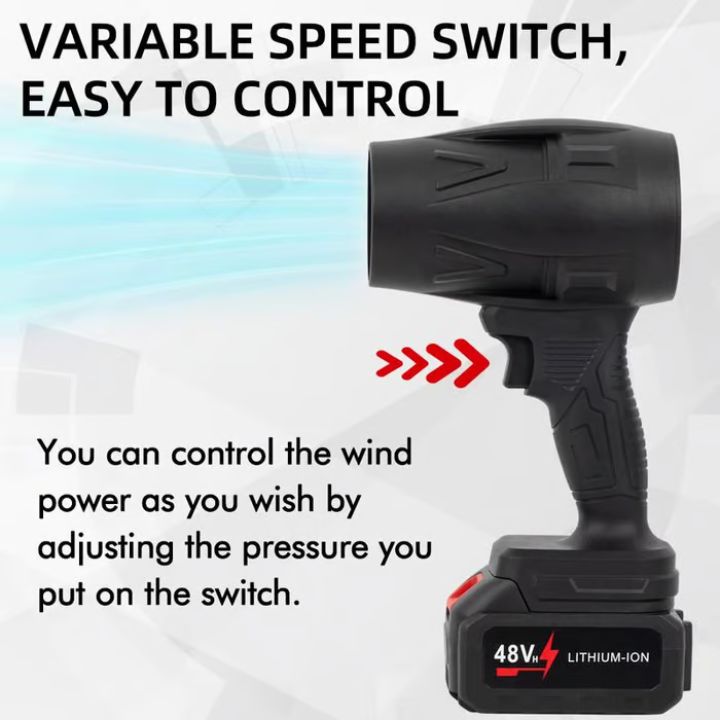 Cordless Turbo Air Blower | 200 MPH Airflow, 150,000 RPM | Rechargeable, Durable Plastic | Perfect for Electronics, Vehicles & Home