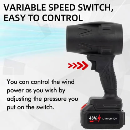 Cordless Turbo Air Blower | 200 MPH Airflow, 150,000 RPM | Rechargeable, Durable Plastic | Perfect for Electronics, Vehicles & Home