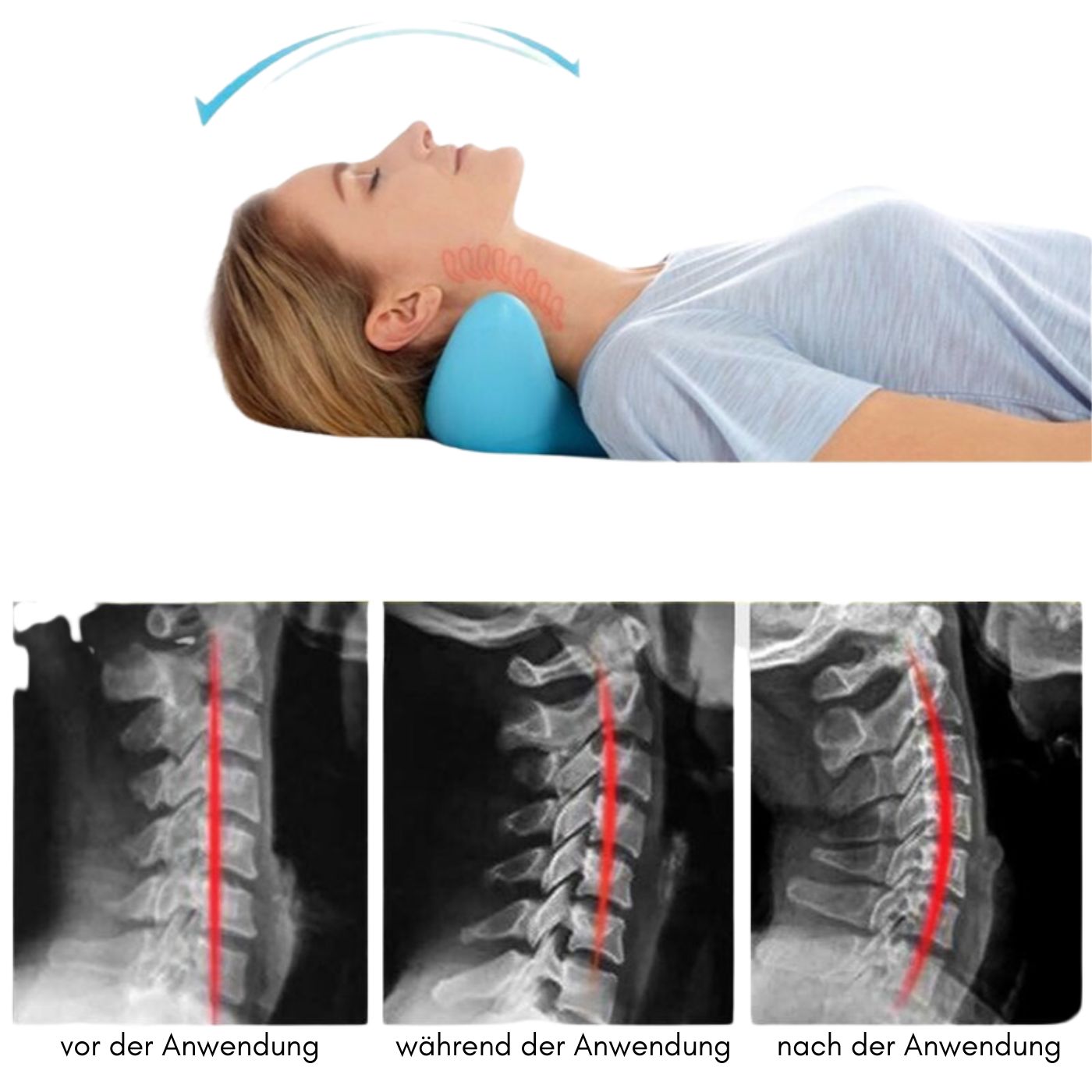 Ergonomic Neck Relief Pillow for Comfort and Support