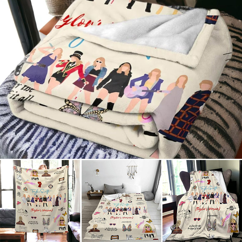Nap Blanket for Travel and Home Office Use - Swiftmas Design