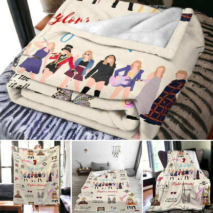 Nap Blanket for Travel and Home Office Use - Swiftmas Design