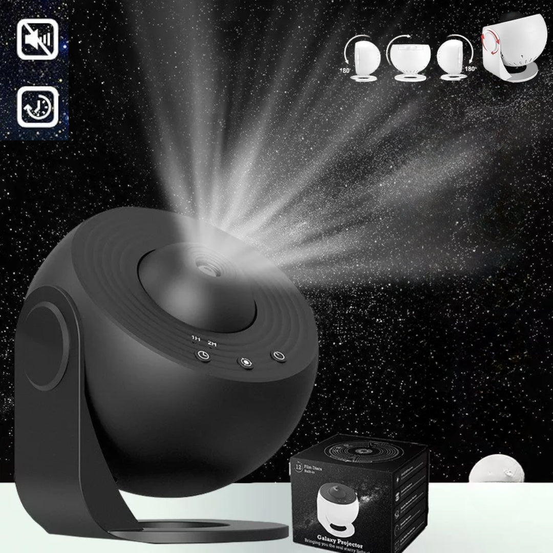 Bedroom Relaxation Projector Lamp with Starry Sky Effect