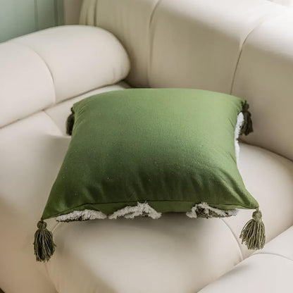 Nature-Inspired Leaf Design Cushion Cover