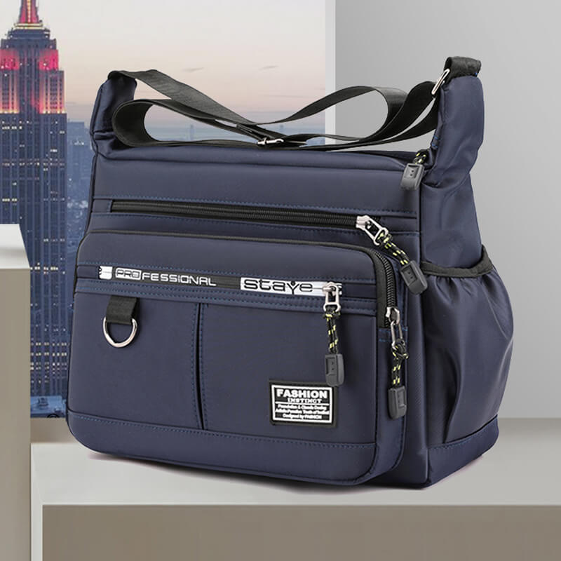 Lightweight Waterproof Shoulder Bag with Spacious Storage